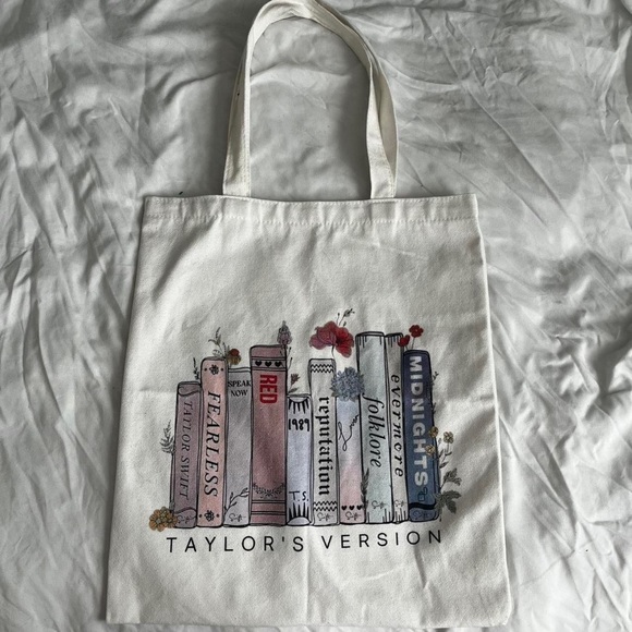 Taylor Swift Handbags - Taylor Swift “Taylor’s Version” official album tote bag 💼